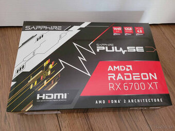 Predám Sapphire Pulse 6700 XT [PLNE FUNKČNÁ]