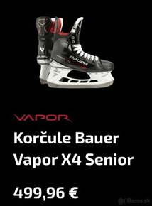 Korčule Bauer Vapor X4 Senior - 7,5 FIT2/EUR42,5 - 1