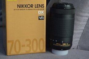 Nikkor 70-300 AF-P s VR stabilizaciou - tele zoom objektiv