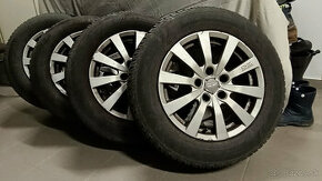 4ks hlinikove disky so zimnym obutim 215/65 R16 98H - 1