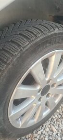 Predám sadu kolies 5×112 R16. Pneu 205/55 Zimné Michelin.