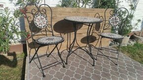 Mozaikový bistro set