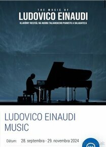 3 lístky LUDOVICO EINAUDI MUSIC