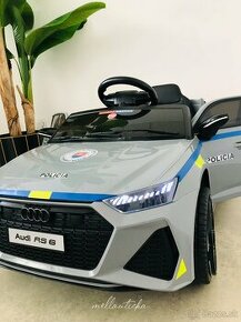 Detské elektrické autíčko RS6 GT polícia