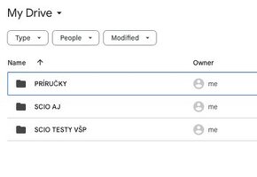 2017-2024 SCIO VŠP, SCIO AJ a PRÍRUČKY