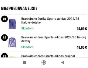 Futbalový dres AC Sparta Praha