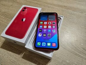 Iphone 11 64gb cerveny v super stave plnefunkcny displej bez