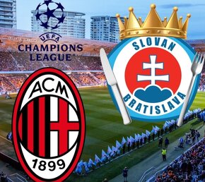 SUPER CENA ŠK Slovan Bratislava vs AC Milano vstupenka