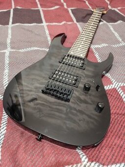 Ibanez GRG7221QA-TKS Transparent Black Sunburst Elektrická g