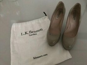 L.k. Bennett grey Pumps č.39 lacquered leather - 1