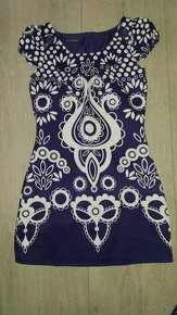 Dámske fialové letné šaty - 1