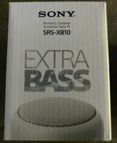 SONY EXTRA BASS - novy, siva farba