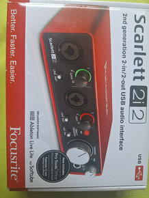 Predám Focusrite Scarlett 2i2