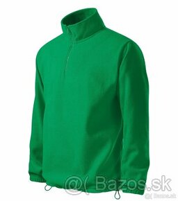 Nadrozmerná fleecová mikina -3XL zelená - 1