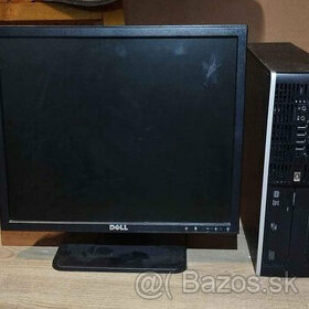 PC počítač HP 280 G1 MT + monitor DELL LCD P190St