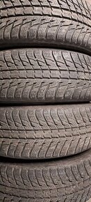 Predám 4ks jazdené zimné 225/65r17-106H Nokian