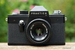 Praktica L black + Meyer DOMIPLAN 50mm f2,8 M42