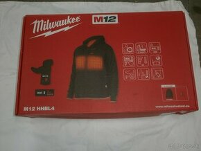 MILWAUKEE M12™ VYHRIEVANÁ MIKINA S KAPUCŇOU "M" cierna