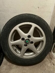 Predam elektróny Borbet 6Jx14H2 + Barum 175/65 R14