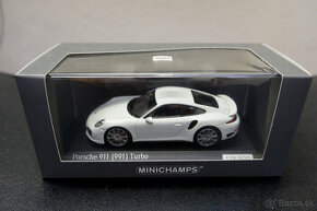 Porsche 911 (991) Turbo White 1:43 1/200ks