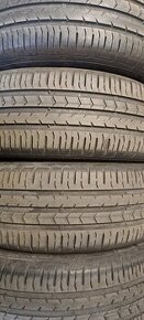 Predám 4ks jazdené letné 215/65r6-98H Continental