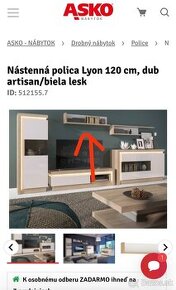 Nastenna polica nad TV