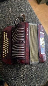 Heligonka Hohner Club lllBS CF 3hlas + remene + kufor