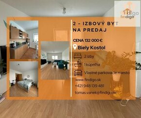 Exkluzívne  2 – izbový byt na predaj neďaleko Trnavy (3D Obh