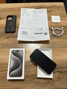 Predam Apple iPhone 15 PRO White Titanium 128GB Stav nového