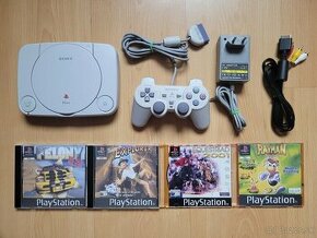 Predám Playstation 1 (PS One) + hry zadarmo