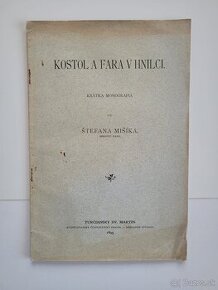 Kostol a fara v Hnilci 1895