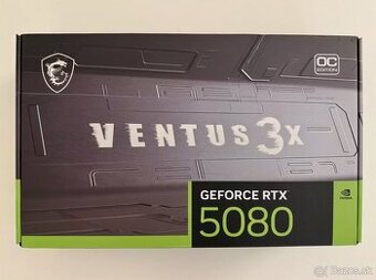 MSI GeForce RTX 5080 16G VENTUS 3X OC PLUS