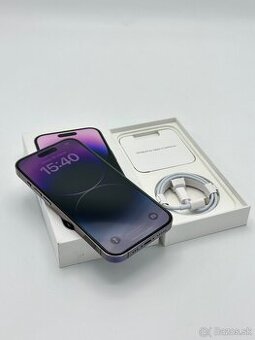 Používaný Apple iPhone 14 Pro 128GB Deep Purple 95% Zdravie - 1