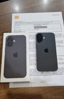 Apple Iphone 16 128GB nepoužitý, záruka 2r - 1