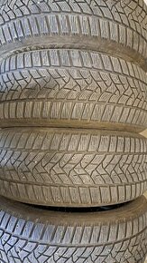 Predám 4ks jazdené zimné 205/55r16-91T Dunlop