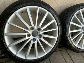 TURINI silber skoda Octavia 5x112  7,5x18   ET51 VW  225 40  - 1