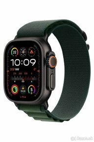 Apple Watch Ultra 2 Cierne/Black , zeleny alpsky tah L