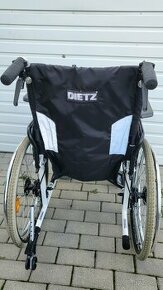 invalidny vozík 45cm pridavne brzdy pre asistenta pas - 1