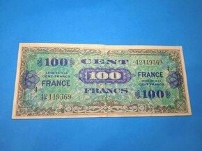 Bankovka FRANCIE - 100 Francs 1944