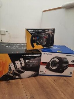 Thrustmaster volant + TLCM pedále + add on