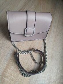 Malá bežová crossbody kabelka