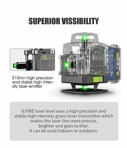 NIVELACNY LASER 4D 16 LINIOVY