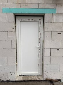 Vonkajšie ( exterierové ) dvere PVC , ALUPLAST