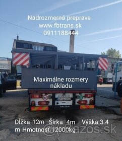 Nadrozmerná preprava s hydraulickou rukou. - 1