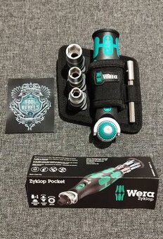 Wera 004281 Kompaktná račňa 8009 Zyklop Pocket Set