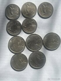 1 koruna 2 koruna ČSR 1946 1947 cena spolu 10€ - 1