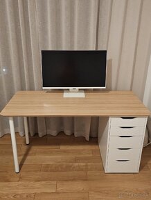 Kancelarsky stol IKEA 140x65 bambusova doska