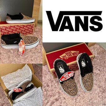 vans leopard original trendy slip-on tenisky-topanky