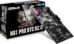 set ASROCK H81 PRO BTC R2.0 + I5-4570 + 8GB RAM - 1