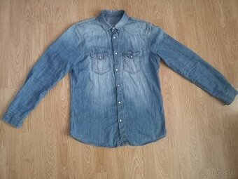 Panska košela MAVI JEANS slim fit velkost M